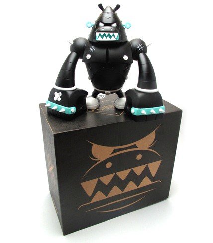 Bad Ass - Stealth figure by Kronk, produced by Pobber. Packaging.