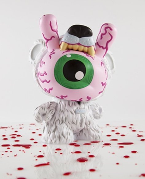 Bad News Bear Dunny - Polar Edition figure by Mishka, produced by Kidrobot. Front view.