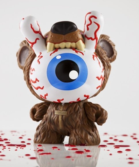 Bad News Dunny - Kodiak Edition figure by Mishka, produced by Kidrobot. Front view.