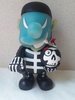 Balzac Skullsuit Bomberkid - Black w/ Blue Face