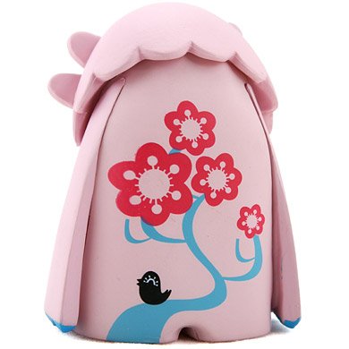 Bamboobi  figure by Peskimo, produced by Kidrobot. Back view.