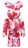 BAPE-ABC Pink BE@RBRICK 100%