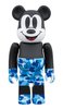 BAPE MICKEY MOUSE - BLUE BE@RBRICK 100%