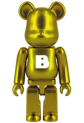 Basic Be@rbrick Series 28 - B figure, produced by Medicom Toy. Front view.