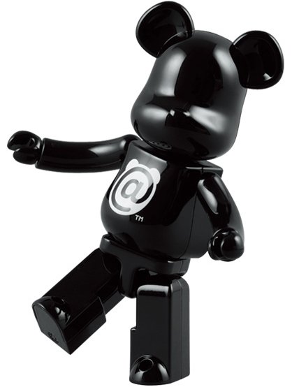 Chogokin Be@rbrick 200% - Medicom Toy 2009 Exhibition figure, produced by Medicom Toy X Bandai. Front view.