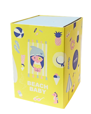Beach Baby figure by Momiji, produced by Momiji. Packaging.