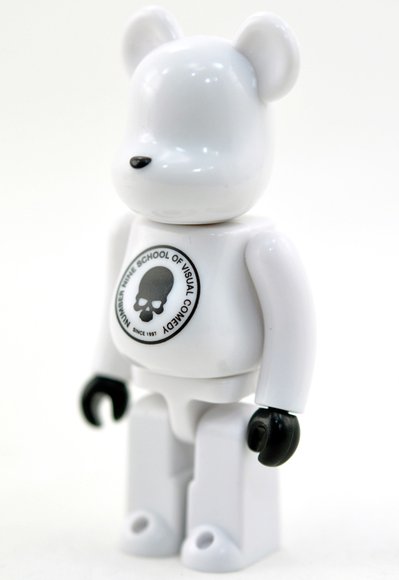 Number Nine - Secret Be@rbrick Series 27 figure, produced by Medicom Toy. Side view.