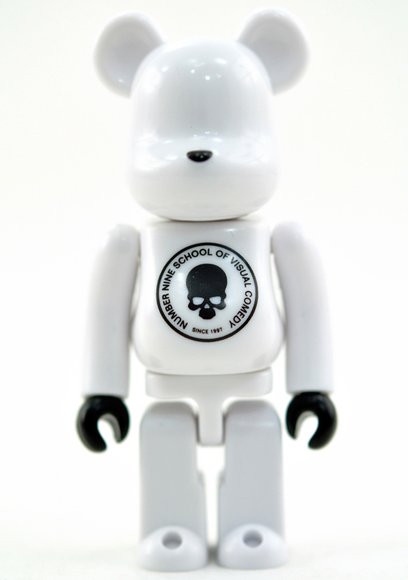 Number Nine - Secret Be@rbrick Series 27 figure, produced by Medicom Toy. Front view.