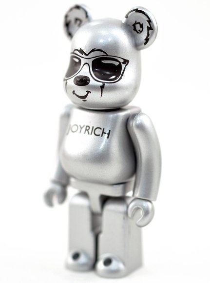Joyrich - Secret Be@rbrick Series 27 figure, produced by Medicom Toy. Side view.