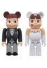 BE@RBRICK 100% Wedding Peko-chan & Poco-chan  Set of 2