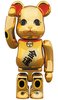 招き猫 金運 金メッキ 参 BE@RBRICK 100％