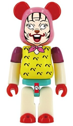 BE@RBRICK 29 - HORROR (Seino Toru) figure, produced by Medicom Toy. Front view.