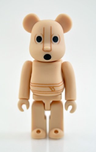 BE@RBRICK 29 - SECRET (Haniwa) figure, produced by Medicom Toy. Front view.