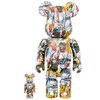 Be@rbrick Jean-Michel Basquiat 400% & 100%