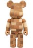 BE@RBRICK Karimoku BRICK-STYLE TILES 400%