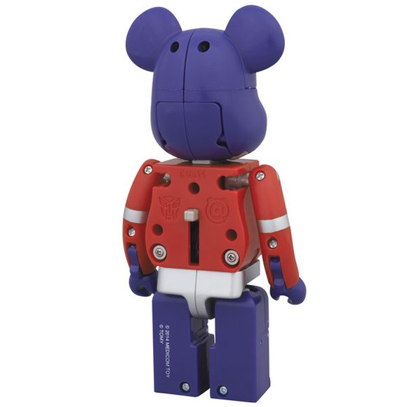 BE@RBRICK × TRANSFORMERS - OPTIMUS PRIME figure by Takara Tomy, produced by Medicom Toy. Back view.