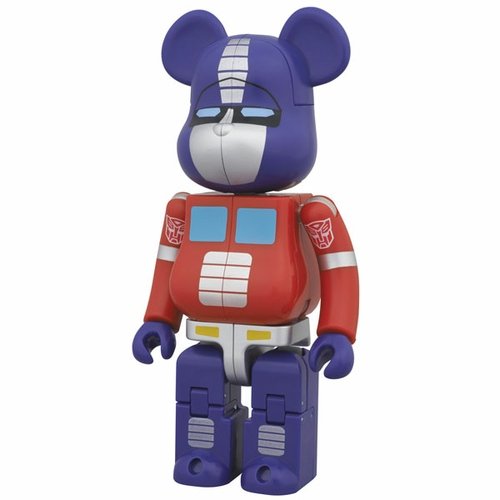 BE@RBRICK × TRANSFORMERS - OPTIMUS PRIME figure by Takara Tomy, produced by Medicom Toy. Front view.