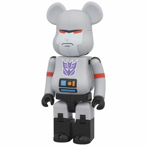 BE@RBRICK x TRANSFORMERS MEGATRON figure by Takara Tomy, produced by Medicom Toy. Front view.