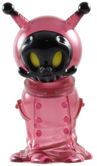 Big Sal - Red Plasma figure by Brandt Peters X Kathie Olivas, produced by Super 7. Front view.