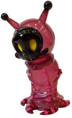 Big Sal - Red Plasma figure by Brandt Peters X Kathie Olivas, produced by Super 7. Front view.
