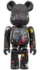 BILLIONAIRE BOYS CLUB STARFIELD BLACK BE@RBRICK 100%