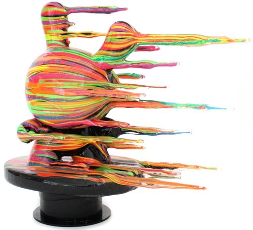 Blown Away figure by Josh Mayhem. Front view.