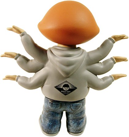 Boy Karma figure by Mark Nagata, produced by Max Toy Co.. Back view.