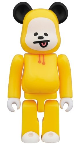 BT21 - CHIMMY BE@RBRICK 100% figure, produced by Medicom Toy. Front view.