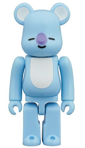 BT21 - KOYA BE@RBRICK 100% figure, produced by Medicom Toy. Front view.