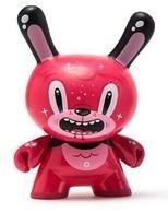 Bubblegum Bear figure by Squink!, produced by Kidrobot. Front view.