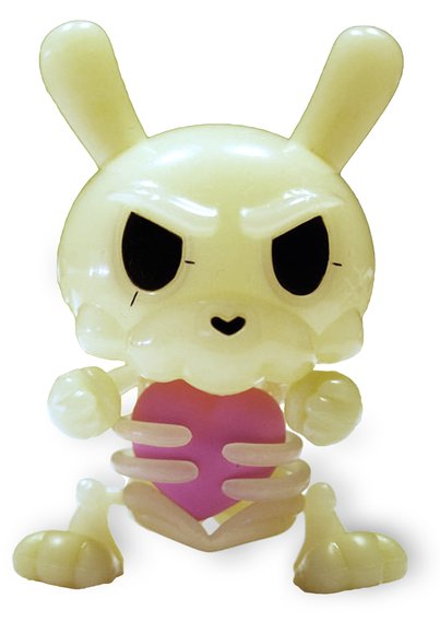 Build-A-Dunny figure by Kronk, produced by Kidrobot. Front view.