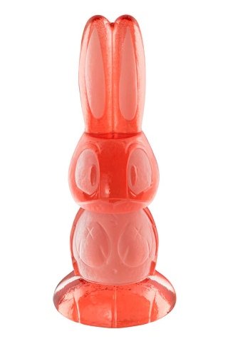 Mr. Bunny figure by Joe Ledbetter, produced by Ikea. Front view.
