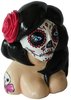 Calavera Girl Bust - Black Hair