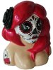 Calavera Girl Bust - Red Hair