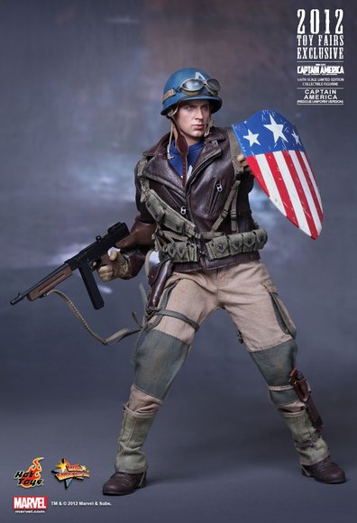 Captain America (Rescue Uniform Version) figure by Yulli, produced by Hot Toys. Front view.