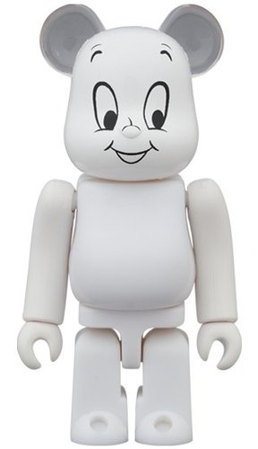 CASPER BE@RBRICK 100％ figure, produced by Medicom Toy. Front view.