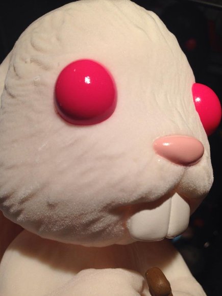 Choices Flocked (Fur) Variant figure by Jermaine Rogers, produced by Flying Lulu. Detail view.