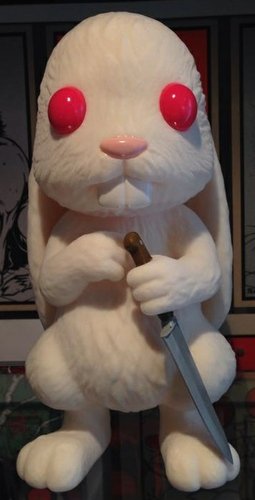 Choices Flocked (Fur) Variant figure by Jermaine Rogers, produced by Flying Lulu. Front view.