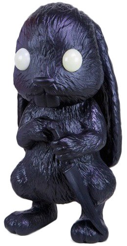 Choices SDCC Exclusive, Shadow with GID Eyes figure by Jermaine Rogers, produced by Flying Lulu. Front view.