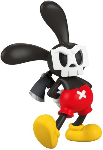 Chop Chop Murder Pants figure by Guggimon, produced by Superplastic. Front view.