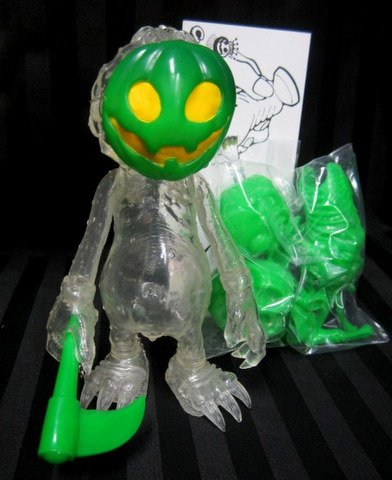 Clear Boogie-Man (DIY) figure by Cure, produced by Cure. Front view.