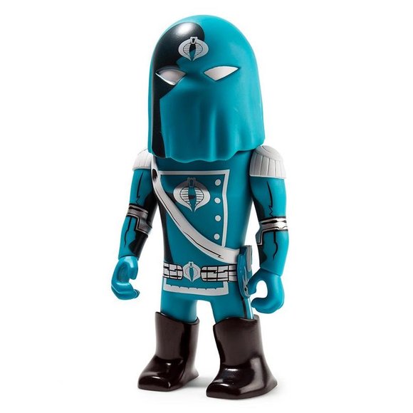 Cobra Commander Art Figure figure, produced by Kidrobot. Side view.