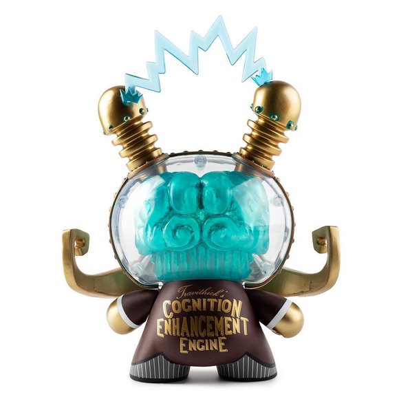 Cognition Enhancer Sunday Best figure by Doktor A, produced by Kidrobot. Back view.