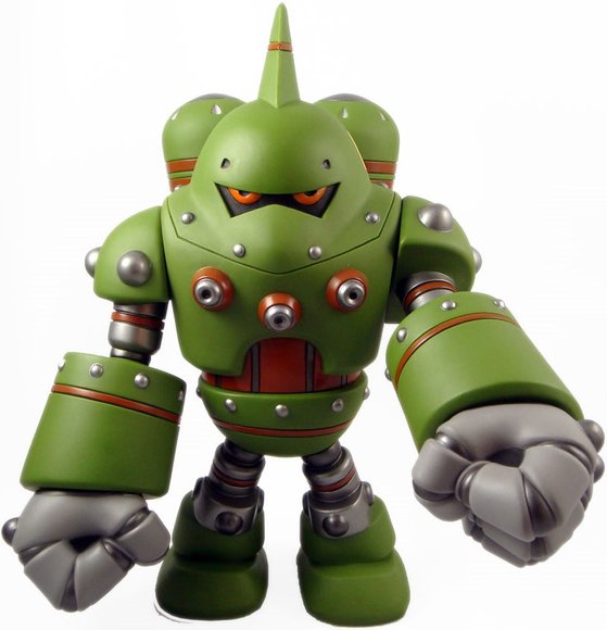 Combat-R Zero Swamp figure by Robert De Castro, produced by Atomic Mushroom. Front view.