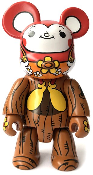 CuCu Mouse red figure by Kei Sawada, produced by Toy2R. Front view.