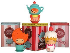 Cuppa T figure by Yota Sampasneethumrong, produced by Momiji. Packaging.