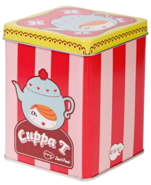 Cuppa T figure by Yota Sampasneethumrong, produced by Momiji. Packaging.