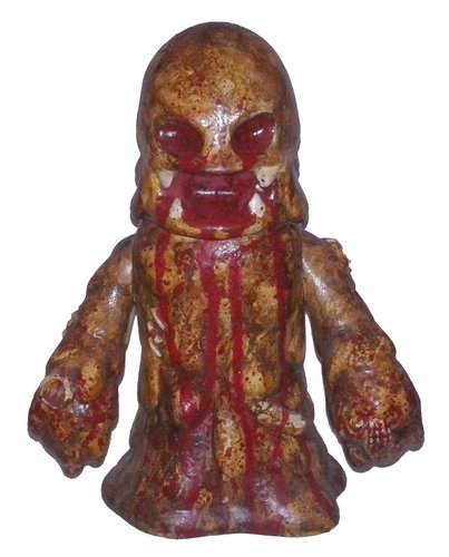Damnedron - Zombie figure by Motorbot, produced by Rumble Monsters. Front view.