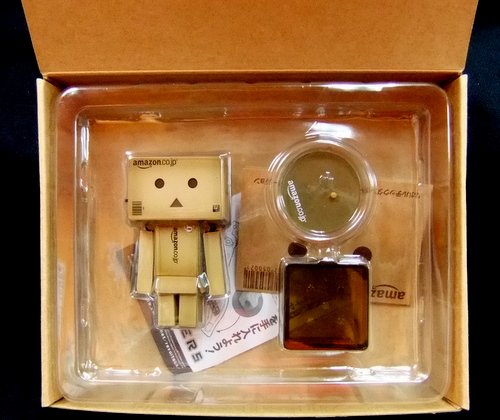 Danboard - Mini Amazon.co.jp version figure by Enoki Tomohide, produced by Kaiyodo. Packaging.