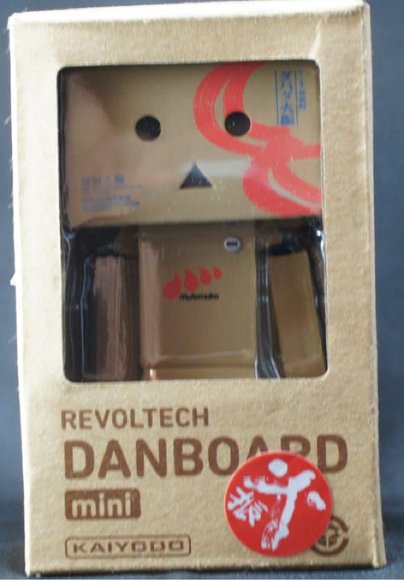 Danboard Mini - Fire Swing figure by Enoki Tomohide, produced by Kaiyodo. Packaging.